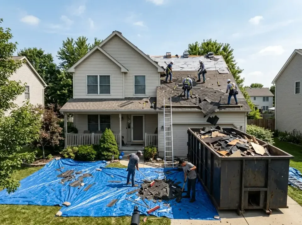 roof-replacement-debris-remova-004 — frequently asked questions, Cheapest Dumpster Rentals in Schererville, IN
